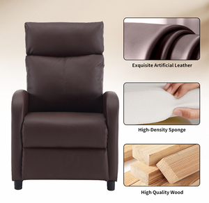 Sillón <span class=keywords><strong>Reclinable</strong></span> Vanbow Ajustable para <span class=keywords><strong>Cine</strong></span> en Casa, Butaca <span class=keywords><strong>Reclinable</strong></span> Individual y Suave para Sala de Estar - Product Image 2