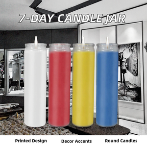 Tarro de vela vacío de 7 días de diseño personalizado para decoración del hogar, logotipo votivo de oración de vigilia devocional al por mayor para Navidad - Product Image 6