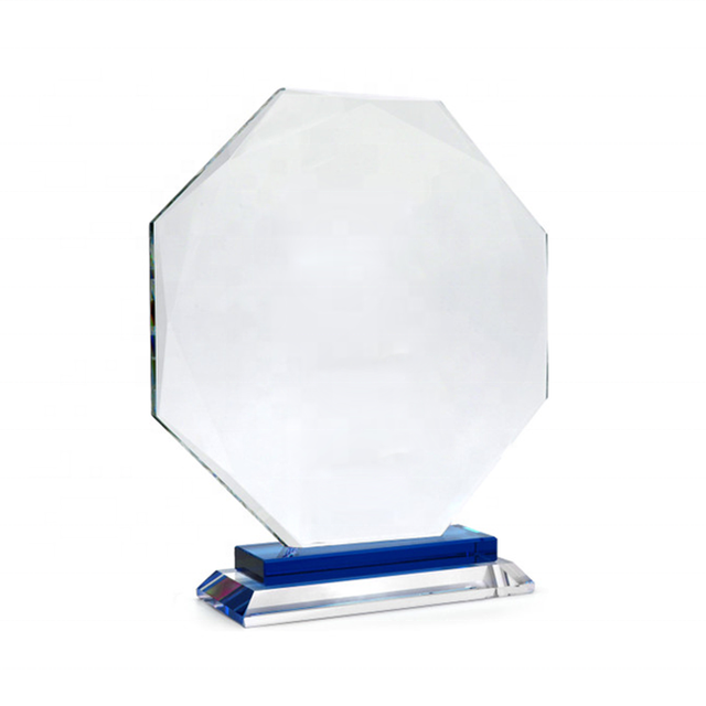 Wholesale Printing Crystal Trophy Awards Custom 3d Laser Engraving Office Trophy Crystal Glass Trophies for Business Gift