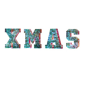Lumières décoratives en forme de lettres pour l'ambiance de Noël, lumières LED colorées XMAS pour les fêtes de Noël - Product Image 1