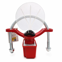 Indikator Aliran Air DN150 Sistem Sprinkler Kebakaran Tipe Vane Peralatan Pemadam Kebakaran