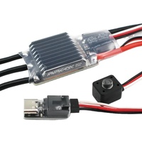 RhinoESC AM32 80A ESC Sistem Tenaga Motor Brushless Combo untuk Mobil RC Crawler Axial SCX10 Traxxas TRX-4 TRX-6