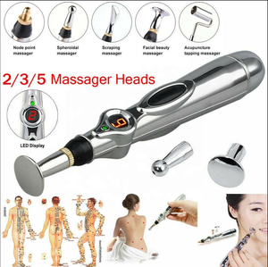 Elektronischer Edelstahl-Akupunktur stift Meridian Energy Pulse Stimulator und <span class=keywords><strong>Point</strong></span> Detector Gesichts <span class=keywords><strong>massage</strong></span> gerät und <span class=keywords><strong>Massage</strong></span> stift - Product Image 4