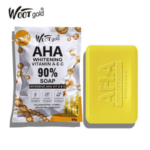 2026 Brightens Dark Spots Body Wash <b>Soap</b> Hot Sale Gold 80g Weight Super Whitening Arbutin Glutathione Turmeric <b>Soap</b> - Product Image 2