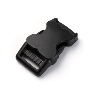 <b>Sliding</b> Buckle 25mm Black <b>Plastic</b> Durable For Bags - Product Image 2