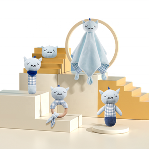 Couverture de sécurité pour bébé en peluche super douce en polyester, tête d'animal personnalisée, fabrication à l'usine de Dongguan - Product Image 4