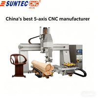 Machine CNC à 5 axes pour le bois, fabrication de corps de guitare et de violon, fabrication d'instruments de musique, production en série de pièces courbées