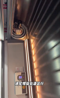 Portes rapides à rail spiralé avec lames en alliage d'aluminium à motif gravé, adaptées aux garages, villas et résidences pour personnes âgées