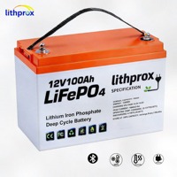 Batterie de tricycle électrique 12V100AH 1.2KWh Grade A LiFePO4 avec protection contre les surcharges et taux de décharge élevé pour scooter pliable