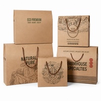 Op maat gemaakte logo voedselgeschenkdozen met handvat, geen tape, milieuvriendelijke verzendverpakking voor eieren, fruit, brood, bakkerij, groothandel, lage minimale bestelhoeveelheid