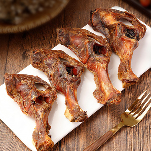 Makanan ringan grosir suguhan anjing Natura hadiah latihan Ischium sapi kering udara Premium untuk membersihkan gigi anjing mengunyah - Product Image 4