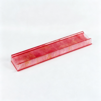 Rangée de Mahjong magnétique en acrylique en forme de U, règle de défilement pratique, accessoire de Mahjong américain indispensable pour le divertissement à domicile sur table