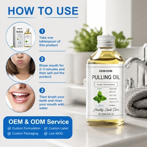 Aceite Bucal con Sabor a Menta y Coco OEM/ODM, Blanqueador Dental, Cuidado Bucal, Reduce la Placa y el Sarro, Limpieza Bucal Diaria - Product Image 6