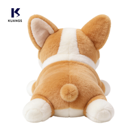 Peluche de chien réaliste personnalisée en gros pour l'accompagnement des bébés