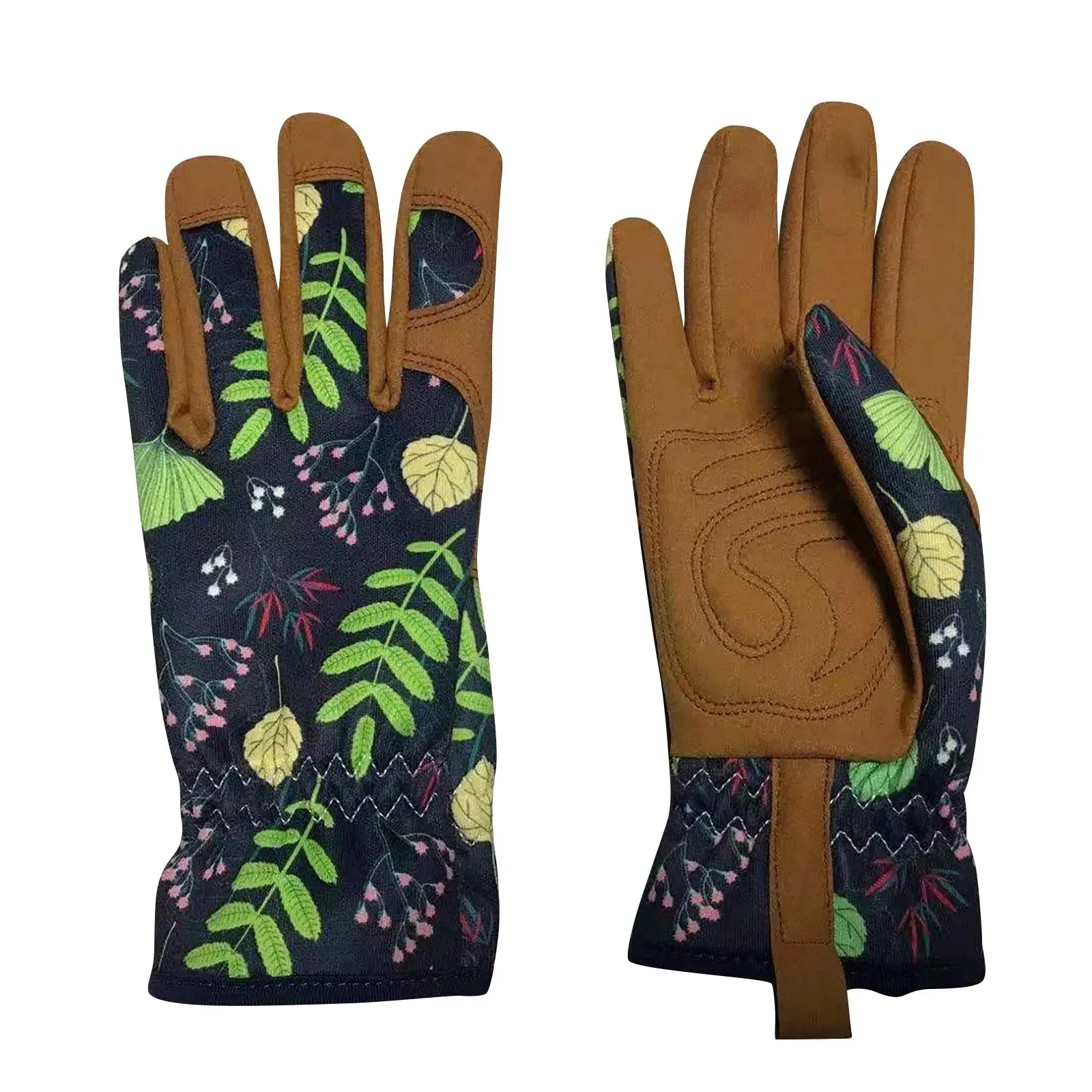 Outdoor Yard Daily Work Damen Blumen Garten handschuhe mit atmungsaktivem Leder