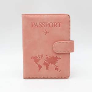 Portapasaportes de Cuero RFID Funda para Pasaporte Familiar Billetera de Viaje con Bolsillos Estuche para Certificados - Product Image 6