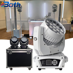 19x15W RGBW Aura Wash <b>LED</b> Moving Head Light with Zoom for Dynamic Stage Performances - Product Image 1