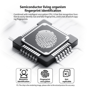 ITGZ Aluminum 10Gbps High-Speed M.2 NVMe <b>External</b> <b>SSD</b> Box With Fingerprint Identification Model Custom Design Aluminum Housing D - Product Image 6