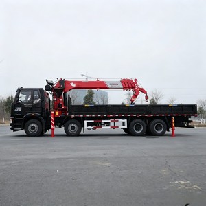 Camion grue à flèche droite FAW JH6 6x4 robuste, 10-48 tonnes, grue hydraulique pour camion, chargeur à vendre - Product Image 3