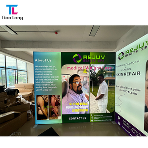 บูธแสดงสินค้าแบบพับได้ 3 นาที ไม่ต้องประกอบ อุปกรณ์จัดแสดงสินค้าแบบพกพา ระบบจัดแสดงสินค้าแบบโมดูลาร์ ร้านค้าแบบป๊อปอัพ - Product Image 6