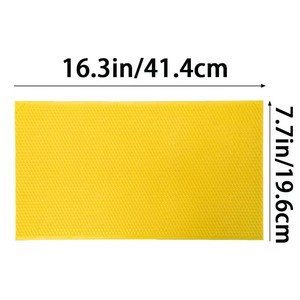 Pomelo Handmade DIY Candle 415*195mm Yellow Beehive Base Beekeeping <b>Tools</b> & Beeswax Honeycomb 30PCS New Bee <b>House</b> - Product Image 4