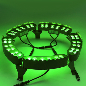 IP65 Không Thấm Nước Tự Làm Nối Chèn Mặt Đất Ôm Cây LED Chiếu Sáng Ngoài Trời <span class=keywords><strong>DMX</strong></span> Cảnh Quan Vườn Vòng Đèn - Product Image 1