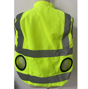 कस्टम उच्च गुणवत्ता वाले ग्रीष्मकालीन सुरक्षा चिंतनशील कमर कमर के साथ 12 वी प्रशंसक और सुरक्षा के लिए बैटरी - Product Image 2