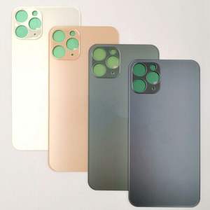 Sostituzione del vetro posteriore grande foro lotto Cover posteriore per <span class=keywords><strong>iPhone</strong></span> 11 <span class=keywords><strong>12</strong></span> 13 14 Pro Max Cover posteriore per Apple <span class=keywords><strong>iPhone</strong></span> <span class=keywords><strong>accessori</strong></span> - Product Image 6