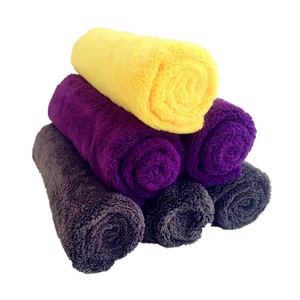 Microfibre Auto polissage serviette corail polaire grande peluche épaisse douce microfibre voiture nettoyage vaisselle serviettes microfibre - Product Image 2