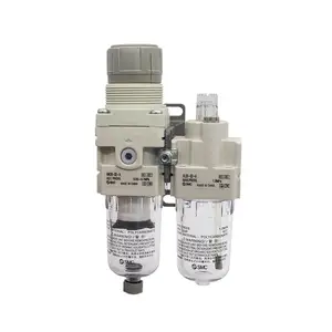 SMC due pezzi filtro AC20A-01-B/AC30A-02D-B/AC60A-10D-B valvola di riduzione della pressione olio nebulizzatore