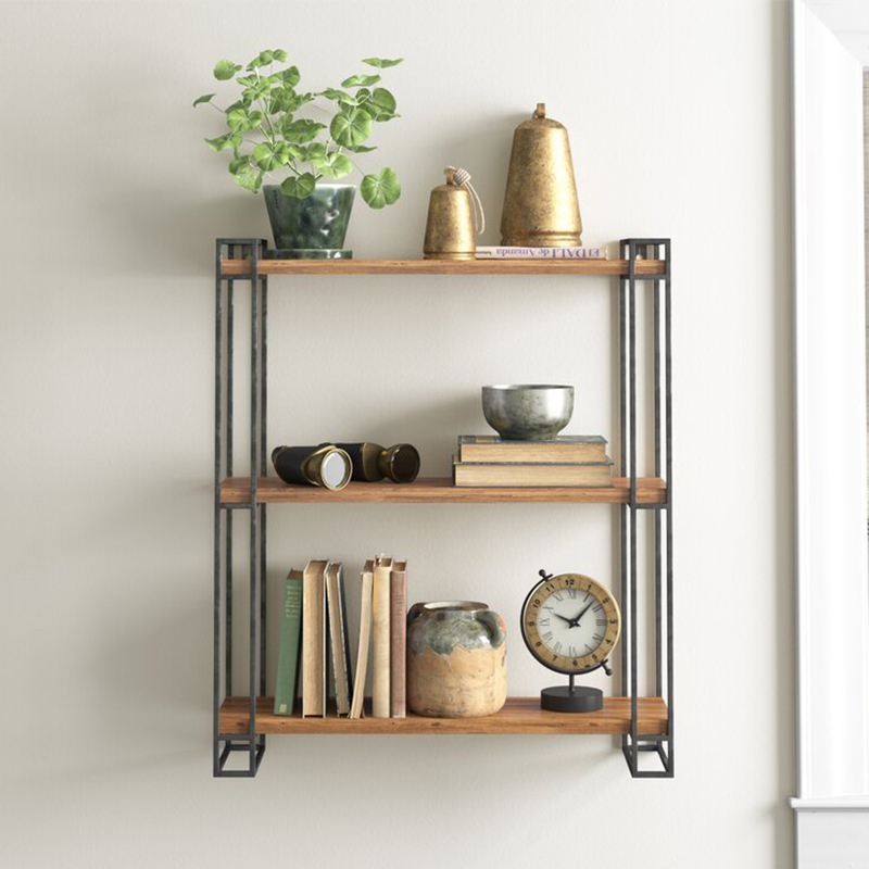floating shelves silver