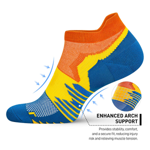 יוניסקס גרביים אתלטי יבש מהיר ויבש לוגו מותאם אישית עם הדפסה דיגיטלית מיקום תחתון קרסול גרביים ספורט - Product Image 2