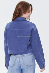 <span class=keywords><strong>Giacca</strong></span> da <span class=keywords><strong>donna</strong></span> in velluto a coste Casual <span class=keywords><strong>invernale</strong></span> con Logo personalizzato - Product Image 5