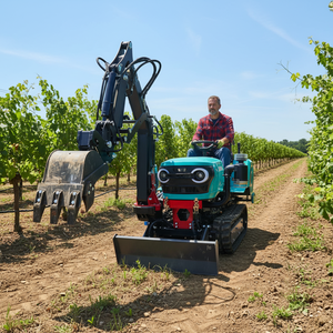 Free Shipping EPA Diesel Engine Rotary Tiller Orchard Crawler Rotary Tiller <b>Cultivator</b> Multifunctional Rotary Tiller - Product Image 1