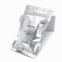 Sacs d'emballage alimentaire personnalisés imprimés sous vide, à trois soudures latérales, anti-odeur, en aluminium laminé avec fermeture éclair pour aliments
