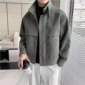Veste bomber en laine épaisse à fermeture éclair, style japonais, nouvelle mode automne pour hommes - Product Image 3