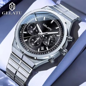 Reloj de lujo GELATU con esfera clásica, resistente al agua, luminoso, de cuarzo para hombre, moderno, original, de marca, a la moda. - Product Image 1