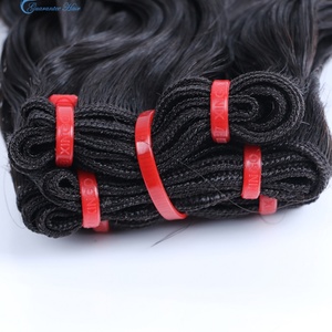 Cheveux naturels vierges bruts garantis, double épaisseur, ondulés, peuvent être décolorés, avec pointes pleines, couleur naturelle - Product Image 4
