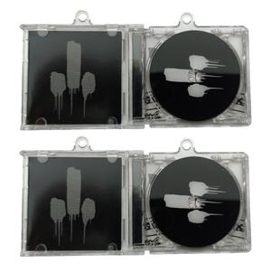 カスタマイズ アクリル NFC キーホルダー <span class=keywords><strong>CD</strong></span> レコードプレーヤー 星型 ミニミュージックギフト キーチェーン アクリル DIY ミニアルバム <span class=keywords><strong>CD</strong></span> キーホルダー - Product Image 6