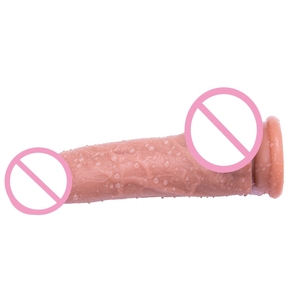 JoyPark Bestseller Dildo in Silicone Morbido da 8,07 Pollici, Testa Marrone a Doppio Strato, Senza Ftalati, Impermeabile, Ecologico, Inodore - Product Image 6