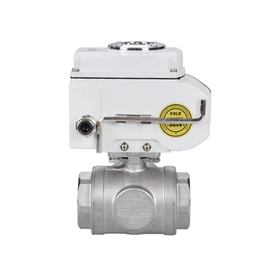 Válvula de bola de actuador eléctrico motorizado desviador de <span class=keywords><strong>3</strong></span> vías Puerto L/T DN25 DN50 24VDC 12VDC 110VAC 220VAC - Product Image 6