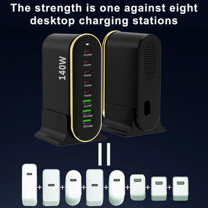 อะแดปเตอร์ชาร์จแล็ปท็อป Schitec OEM 140W ชาร์จเร็วพิเศษ 8 พอร์ต แบบตั้งโต๊ะ ช่องเสียบ USB-C สำหรับแล็ปท็อปและอุปกรณ์มือถืออื่นๆ - Product Image 5