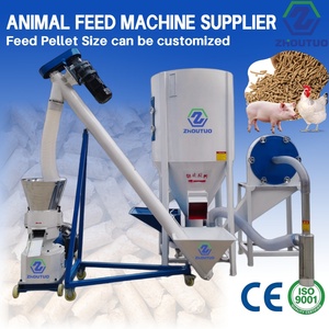 Usine de fabrication de <span class=keywords><strong>granulés</strong></span> d'aliments pour volailles clé en main de 500 kg, mélangeur d'aliments pour animaux, broyeur, <span class=keywords><strong>presse</strong></span> à <span class=keywords><strong>granulés</strong></span> pour la transformation des aliments pour poulets et porcs - Product Image 1