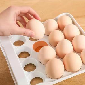 ที่เก็บไข่ 2 ชั้น ความจุ 32 ฟอง ที่วางไข่ในตู้เย็น ที่เก็บไข่พลาสติก - Product Image 6