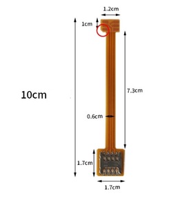 Cavo di Prolunga FPC Flex, Cavo Flessibile Adattatore SIM a 6 Pin, Conduttore in Rame Stagnato per Dispositivi Elettronici GPS PDA - Product Image 6