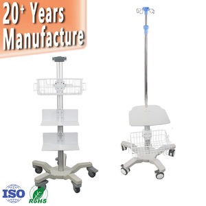 Troli medis seluler logam grosir untuk penggunaan peralatan rumah sakit dengan <span class=keywords><strong>Monitor</strong></span> pasien mesin ECG dan <span class=keywords><strong>Monitor</strong></span> janin - Product Image 1