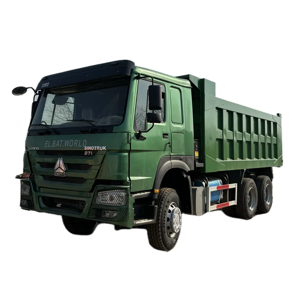 Hoge Kwaliteit Prijs Korting 6X4 Howo Euro 2 371 Pk Gebruikte Kiepwagen Dump Truck Te Koop