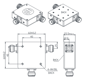 Chất lượng cao 150W 130 đến 174MHz đồng trục tuần hoàn th6060en hình thức rftyt - Product Image 4