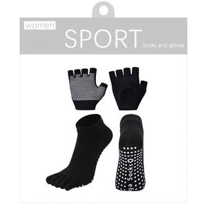 Calcetines de Yoga y Pilates para Mujer, con Cinco Dedos, para Danza y Ejercicio, Tejidos, Antideslizantes, Modelo A-2627 - Product Image 5