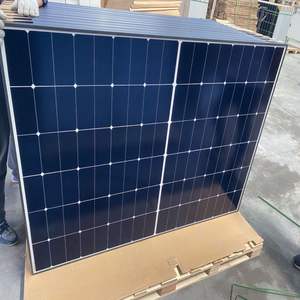Venta al por mayor Longi Panel Solar 405W 410W 415W 420W 425W 430W 435W 440W 445W Panel Solar Full Black Pv Module Factory - Product Image 2